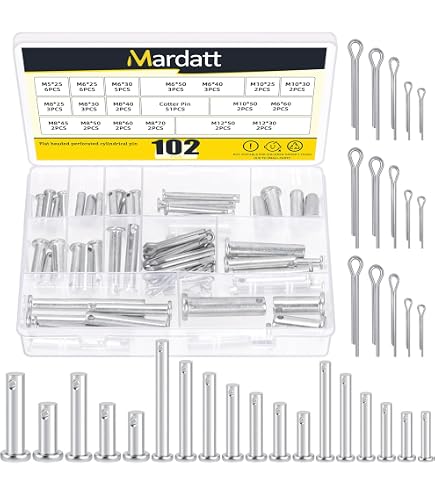 Hard-to-Find Fastener Single Hole Clevis Pins – 3/8 X 1-1/2 Inch, Zinc-Plated Steel, 5-Piece Pack