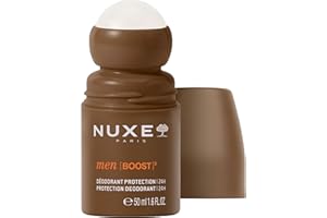 NUXE Men Aluminum Free Deodorant, Extra Strength 24 Hour, Alcohol Free Odor Protection, Fast-Drying Formula, Woody & Spicy Sc