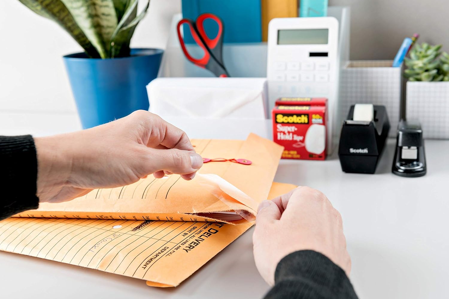 Scotch Super-Hold Tape, 3/4 in x 800 in, 3 Rolls, 1 in Core (700S3) : Office Products