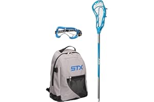 STX Lacrosse Girl's Exult 200 Starter Pack, Electric Blue