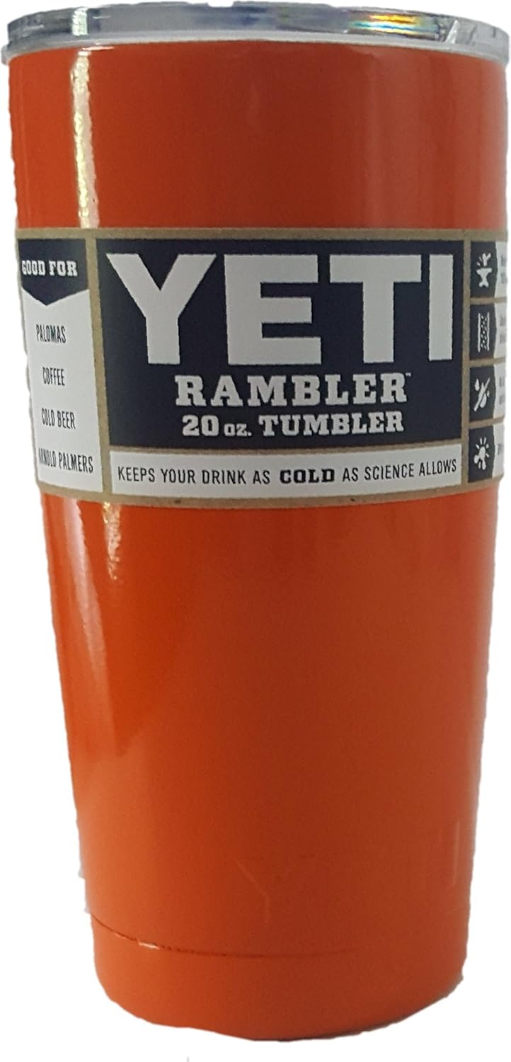 orange yeti rambler
