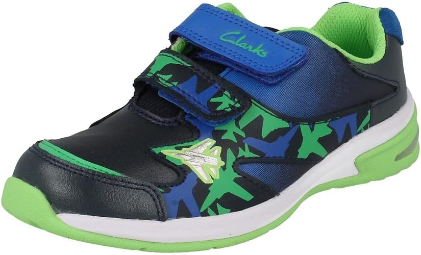 clarks slip on trainers