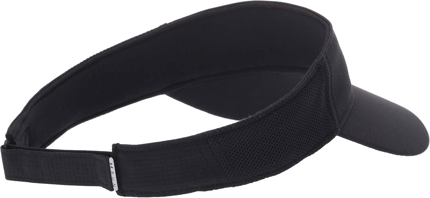Under Armour Women's Launch Run Visor , Black (1)/Silver Reflective , One Size Fits All: Clothing