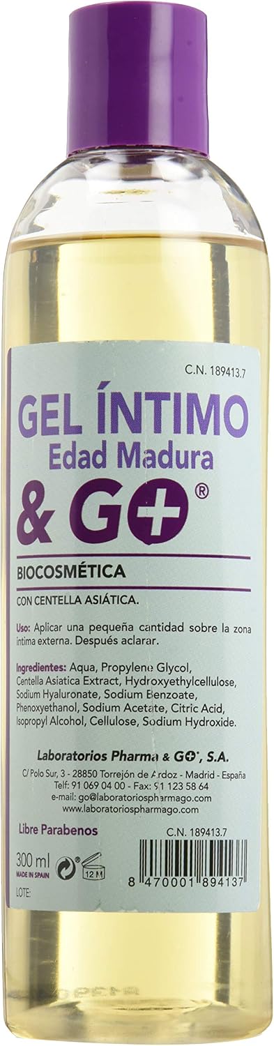 Pharma & Go Intimo Gel Ph8 Mature Age 300 ml - 1 Piece, 300 ml (Pack of 1)