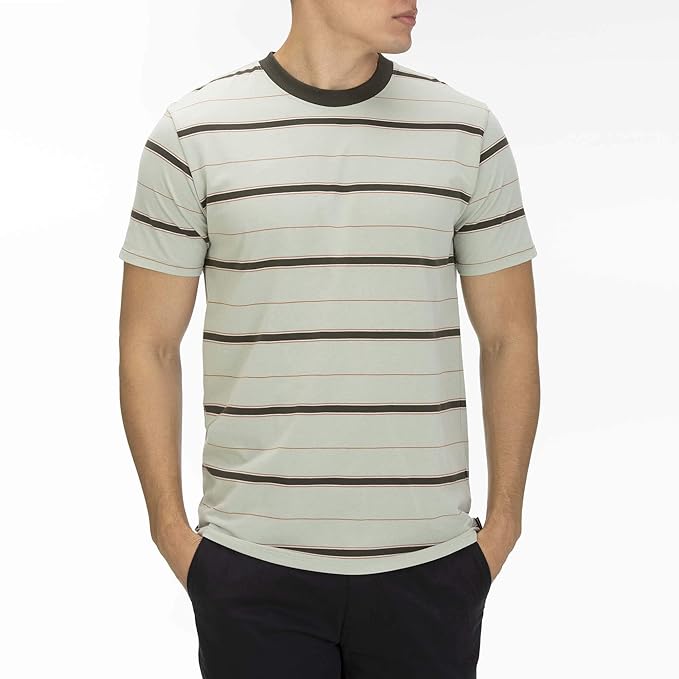Hurley Men's DriFit Harvey Stripe ShortSleeve Shirt, Jade Horizon