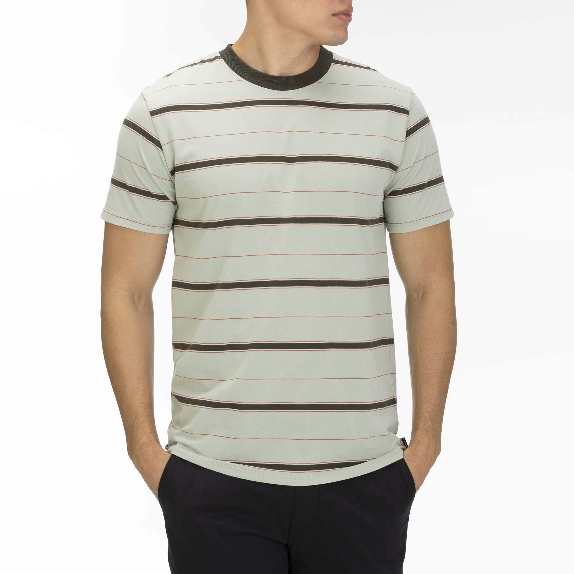Hurley Men's Dri-FIT Harvey Strip Short Sleeve Shirt