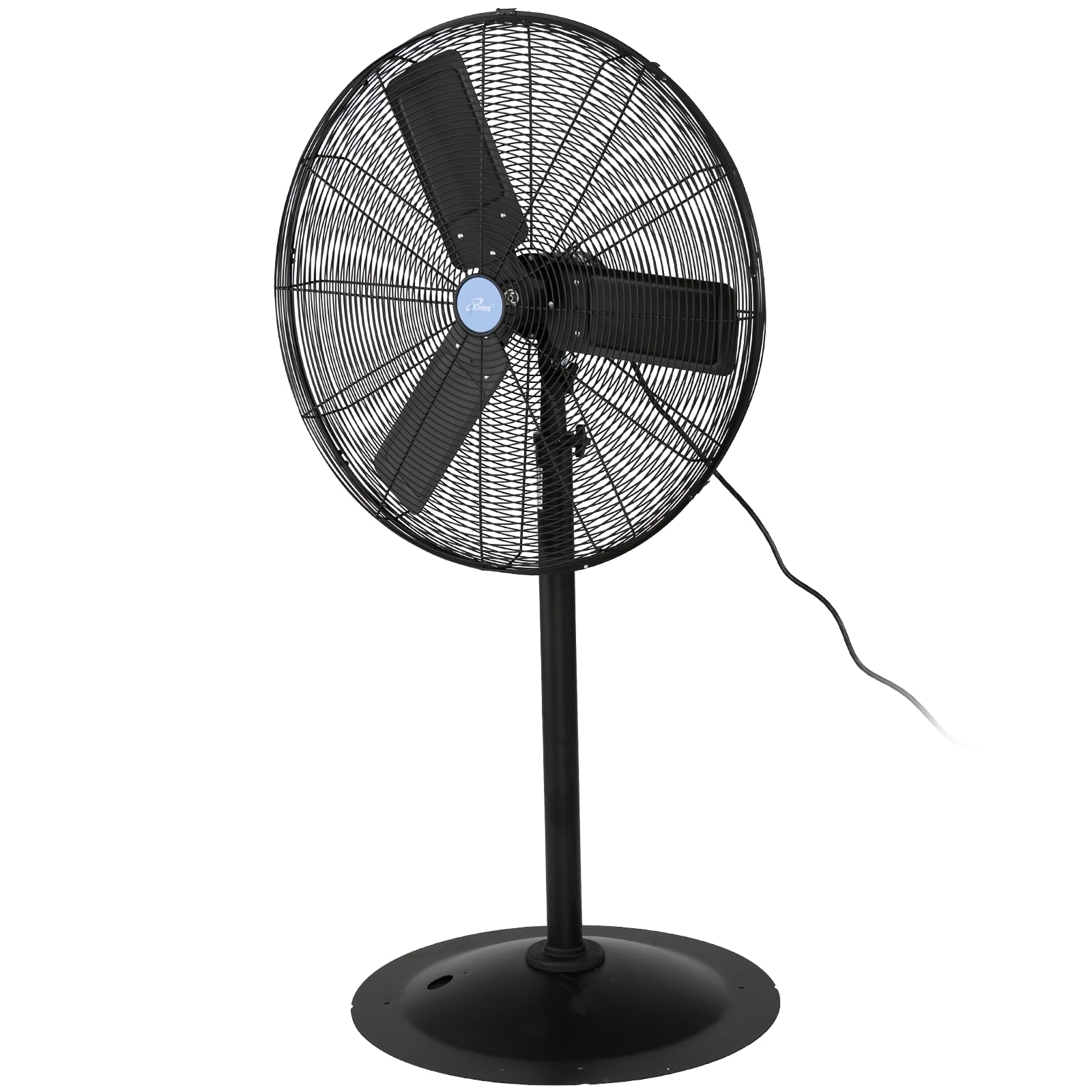 Photo 1 of iLiving ILG8P30-72 Commercial Pedestal Floor Fan, 30-Inch, Industrial Heavy Duty Floor Standing Fan with 7261 CFM, Perfect for Home, Shop, Bedroom, Gym, Garage, Black
