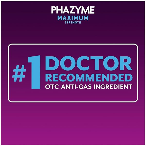 PHAZYME GAS RELIEF, MAXIMUM* STRENGTH GAS AND BLOATING RELIEF FOR ADULTS, 250 MG SIMETHICONE, 12 COUNT, FAST GELS TO QUICKLY EASE BLOATING, PRESSURE & DISCOMFORT