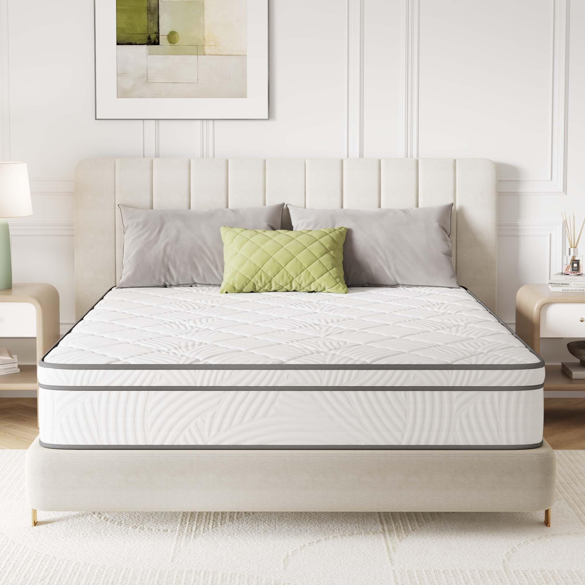 Photo 1 of *****FACTORY SEALED / NO RETURN ******* Novilla Queen Mattress 12 Inch, Hybrid Mattress Queen Size with Comfy Support, Bed Mattresses in a Box with Individual Pocket Springs for Motion Isolation & Pressure Relief, Certipur-Us Certified