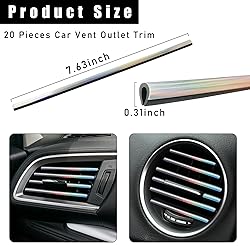 Kewucn 20 PCS Car Air Conditioner Vent Decorative