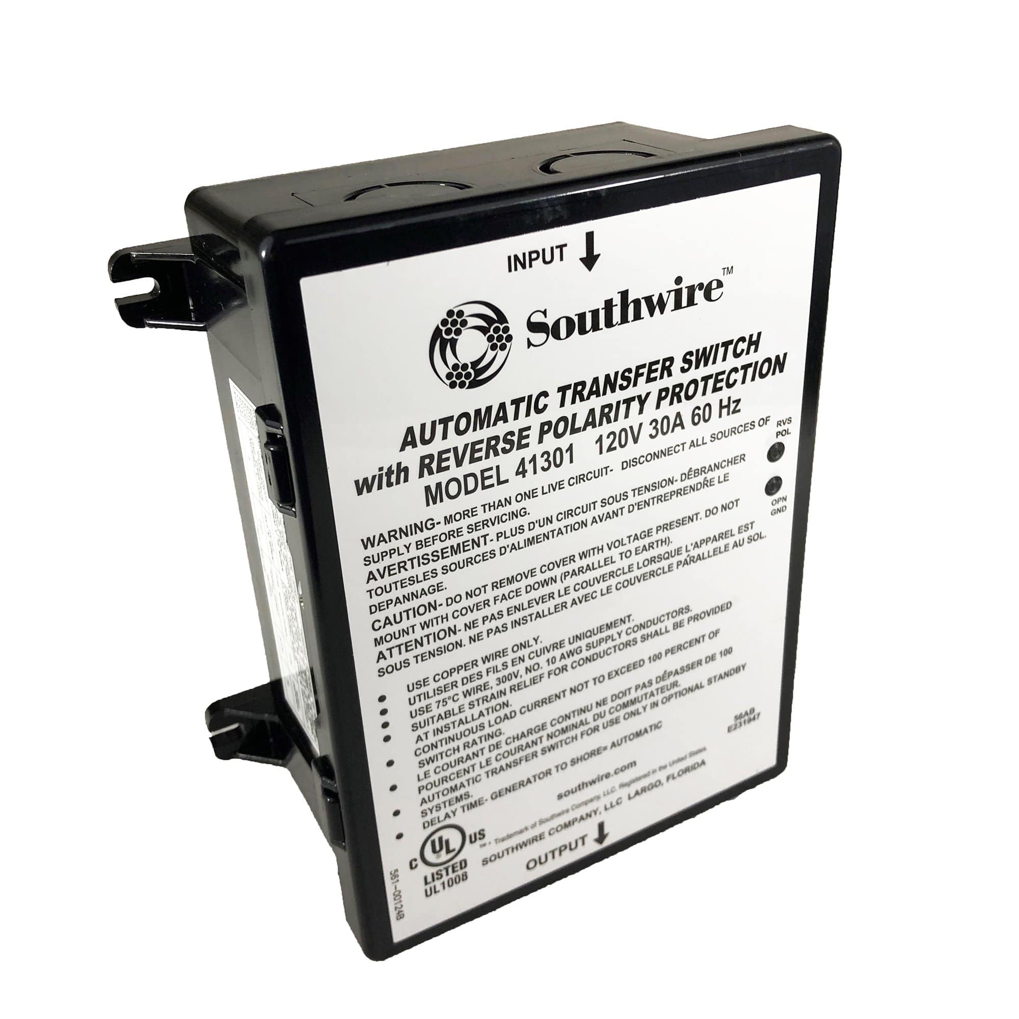 Photo 1 of 30A Reverse Polarity Transfer Switch