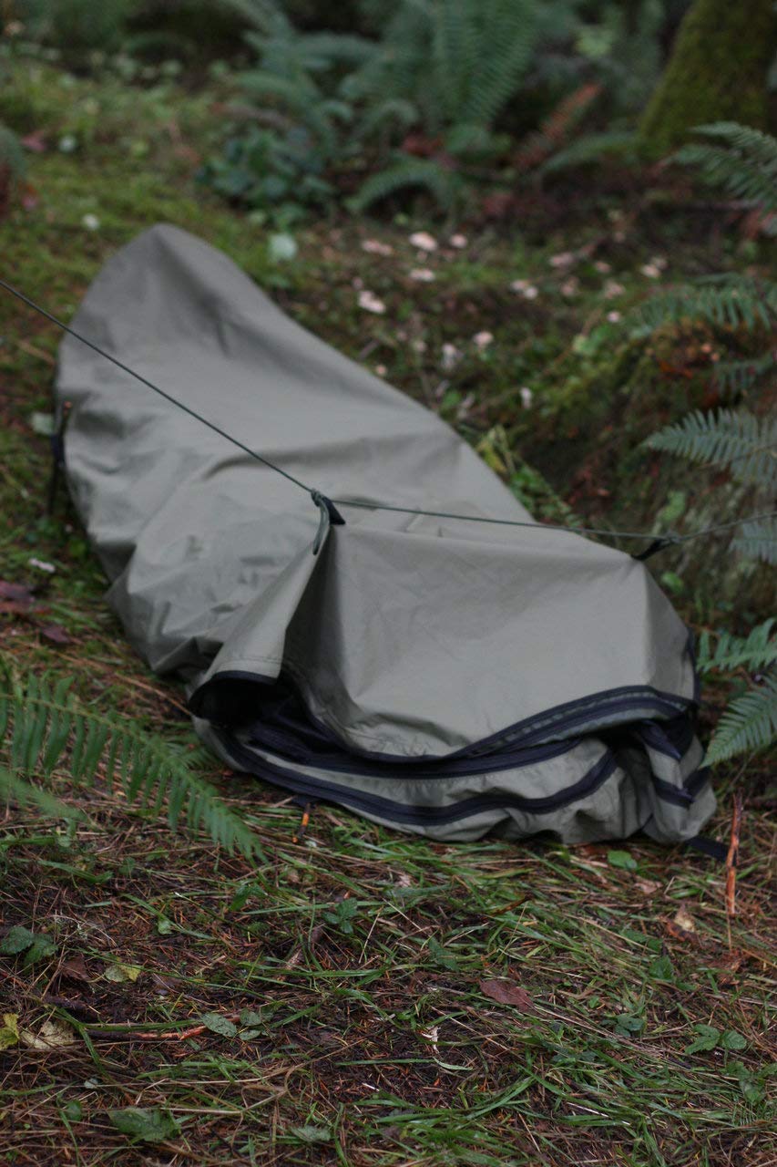 KHAMPA Bivy Sleeping Bag Sack and Tent, Breathable Personal Shelter