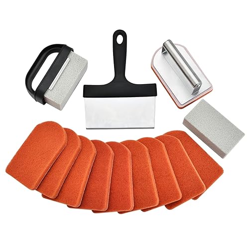 Griddle Cleaning Kit for Blackstone 15 Pieces Heavy Duty Grill