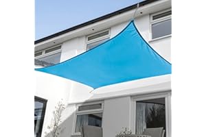 KANAGAWA 20'X24' Turquoise Mix Custom Size Sun Shade Sail Rectangle UV Block Canopy Cover for Patio Backyard Lawn Garden Outdoor (Customized Available)