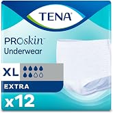 Tena ProSkin Extra Breathable Underwear, Moderate Absorbency, XL, 48 ct | Disposable, Incontinence