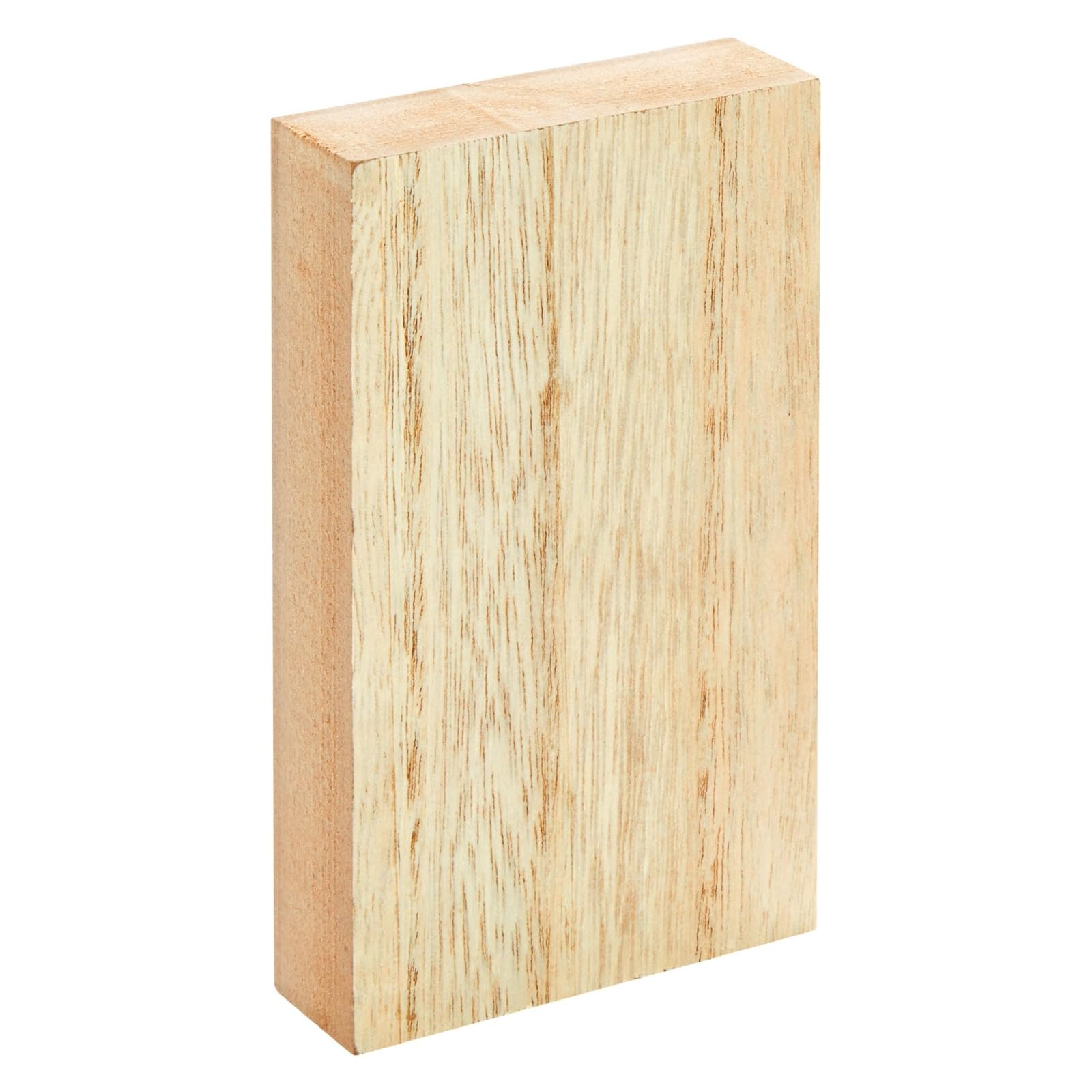 Bright Creations Unfinished MDF Wooden Boards for Crafts - 1 Inch Thick Rectangle Wooden Blocks (5 x 3 Inches Wood Block) - Pack of 4