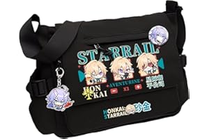 Dalicoter Honkai Star Rail Handbag Aventurine Crossbody Bag Cute Single Shoulder Bag Adult 3D Print Anime Backpack Bag