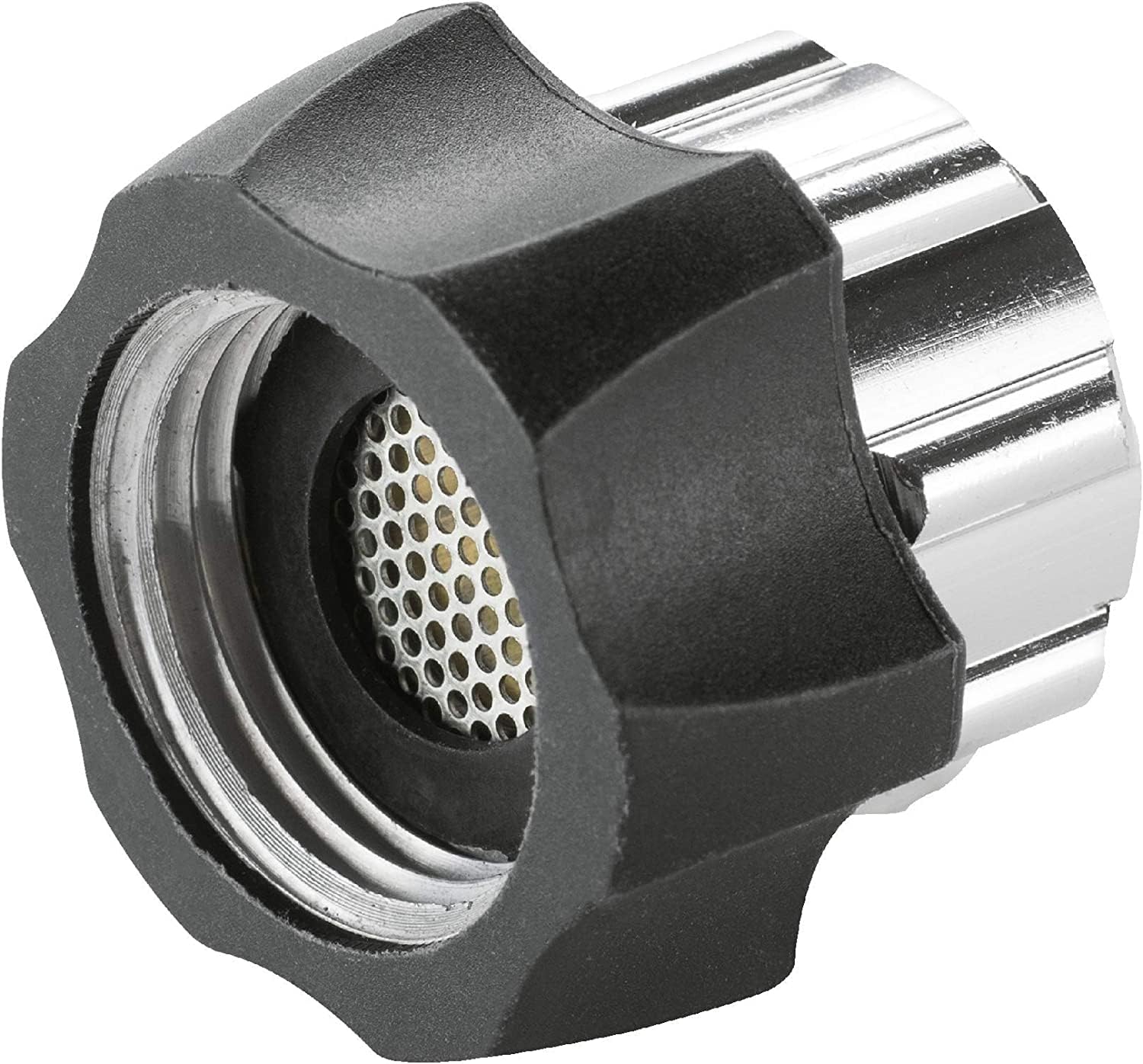 Photo 1 of Karcher Universal Filtered Garden Hose Connector for Electric Pressure Washers, Black