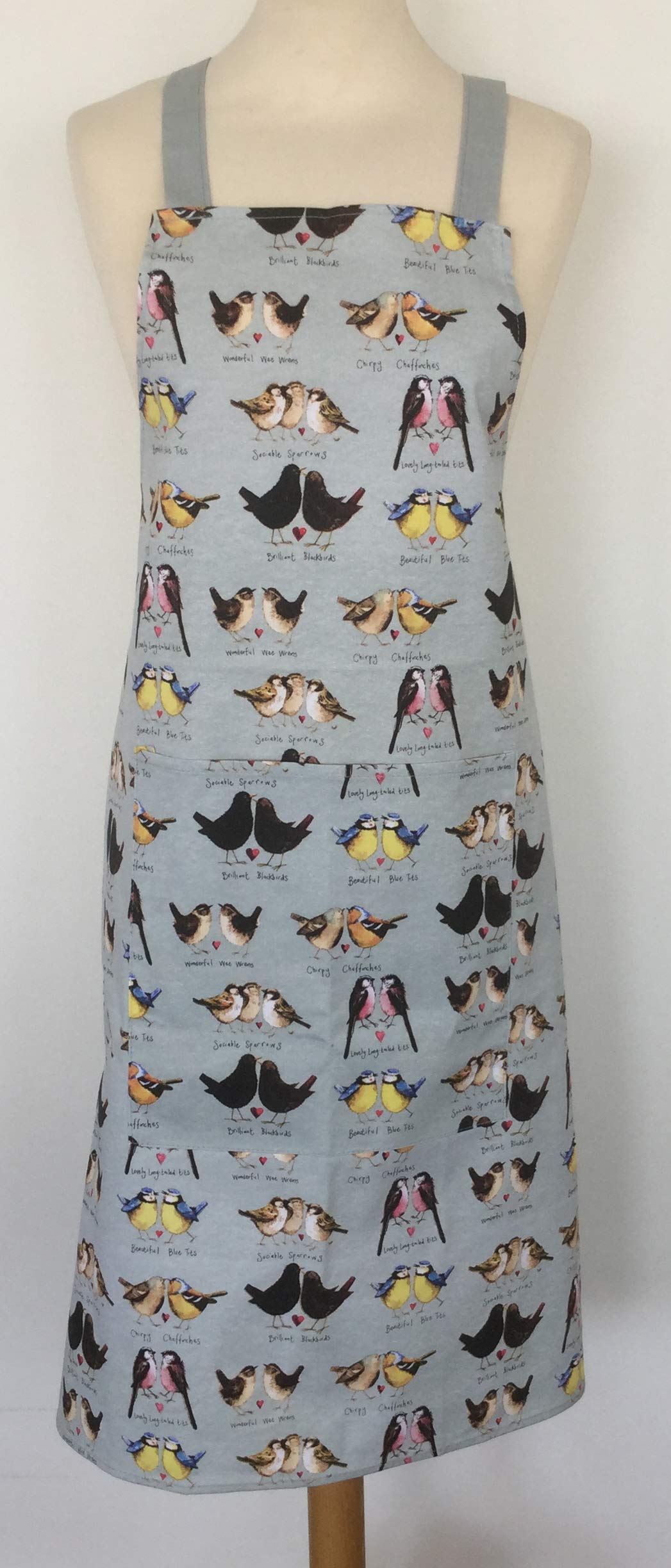 Alex Clark Brilliant Birds Apron - 100% Cotton - Kitchen - Baking - Cooking