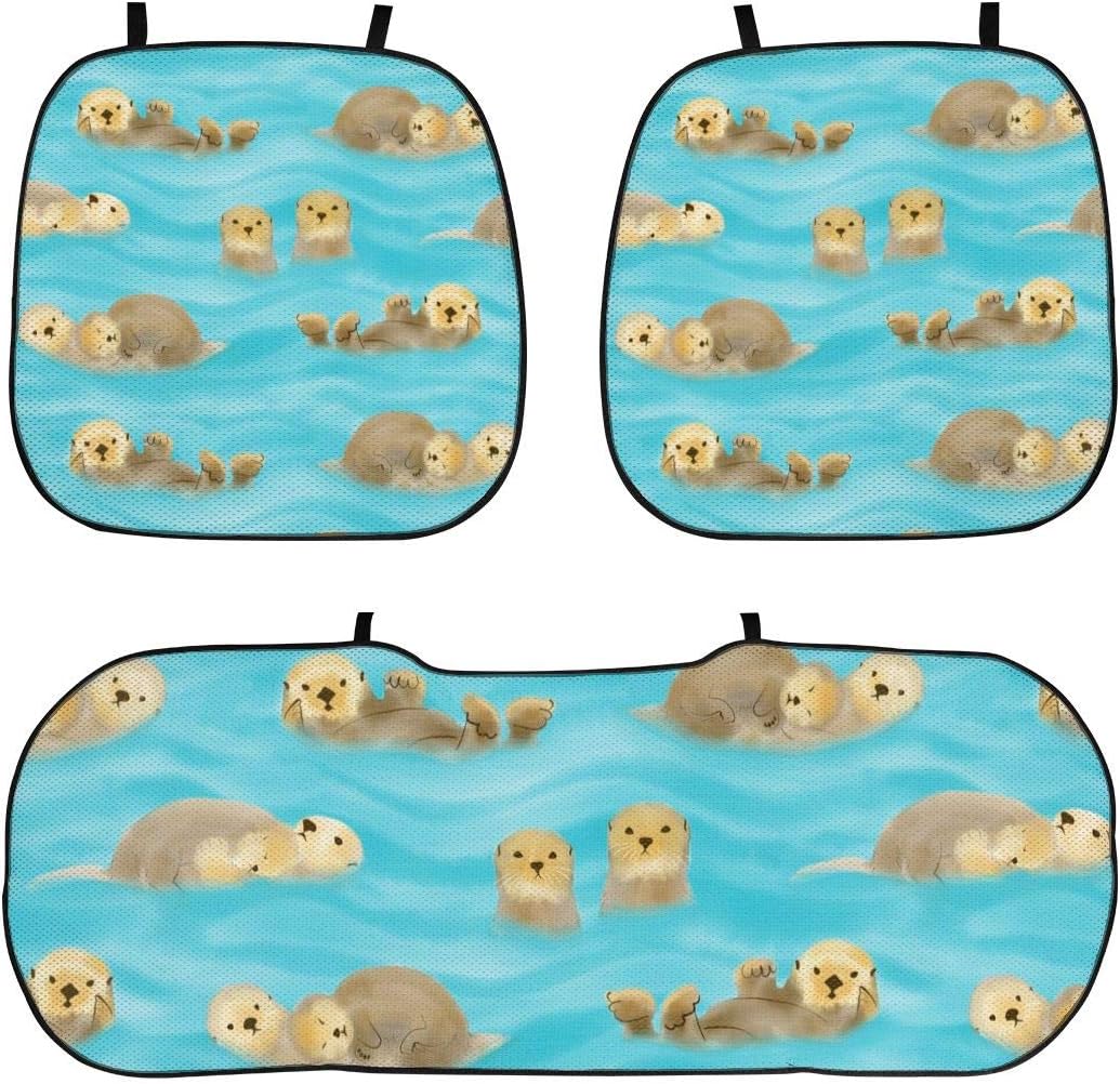GREATN Otters Plying in Watter Auto Seat Cushion Soft Quick