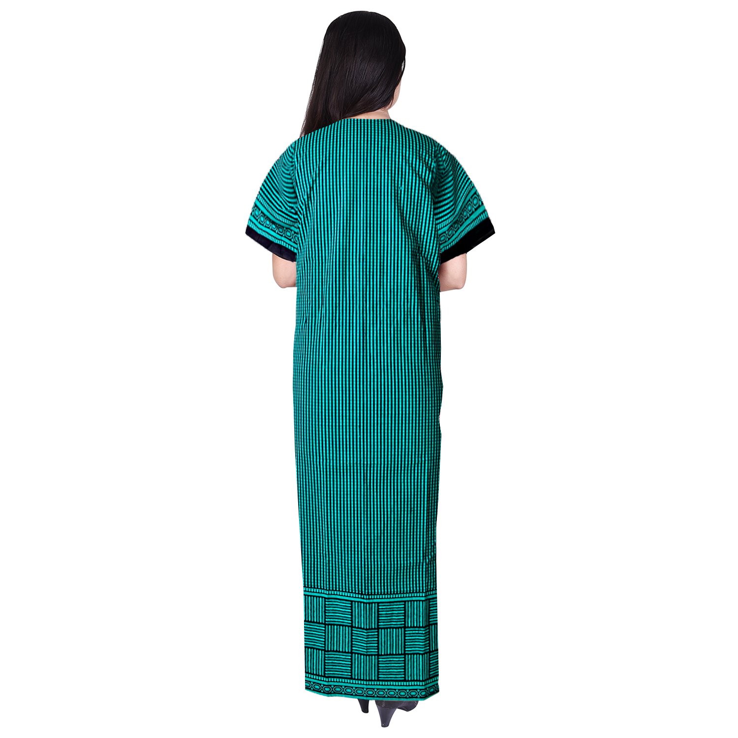 jwf 100% cotton women's maxi gown (free size)