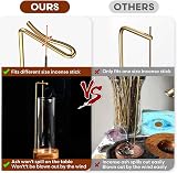 Vamotto Incense Holder with Glass Ash Catcher for Yoga & Relaxation view 3