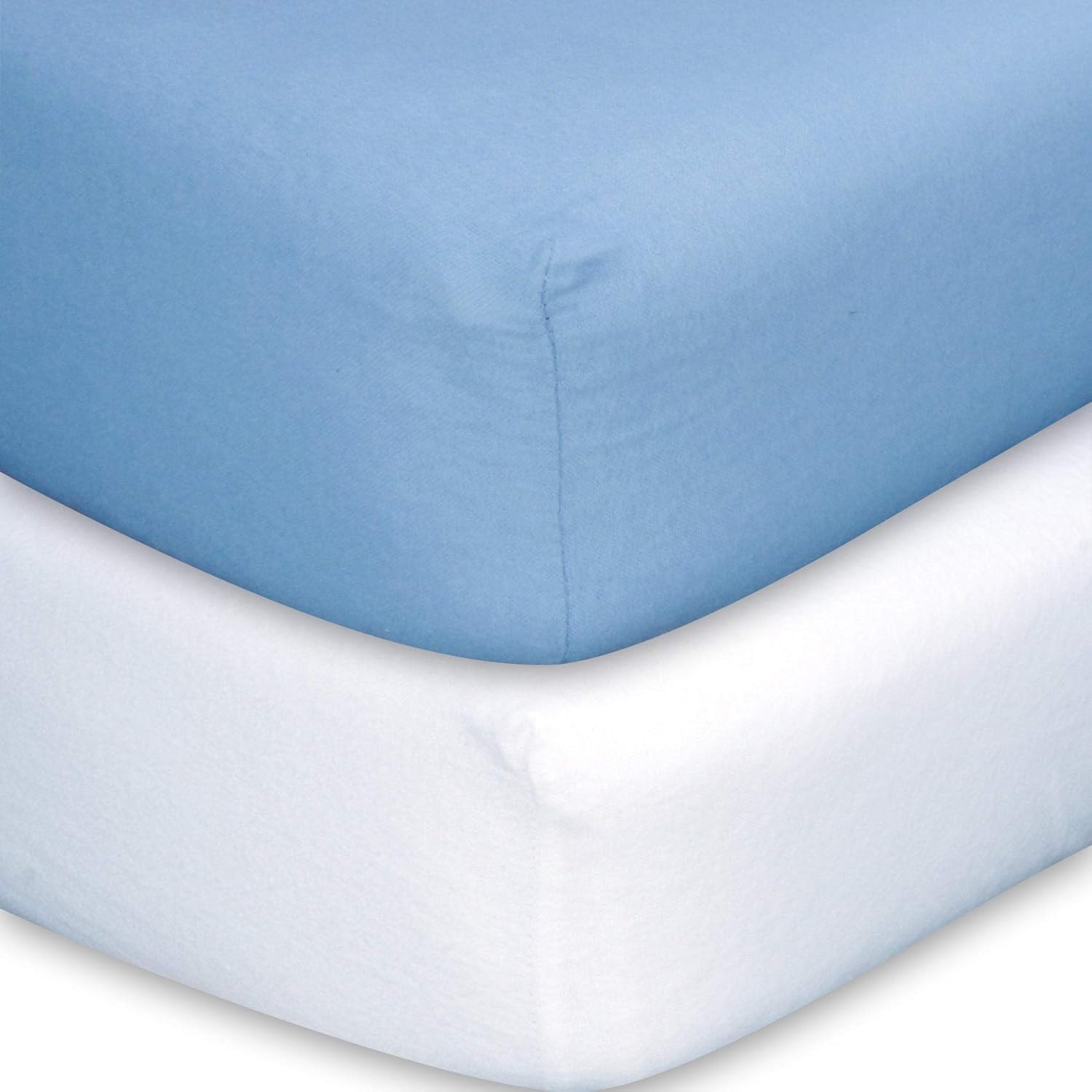 blue crib sheets