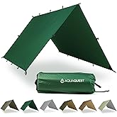 AquaQuest Safari Tarp &ndash; Lightweight Waterproof (5,000mm) Seam-Taped Ripstop Rain Fly for Backpacking, Thru-Hiking &amp; Hammock Camping