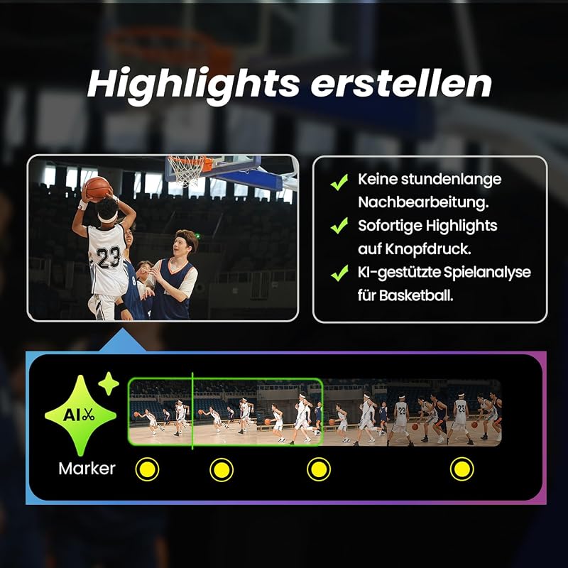 Chameleon KI-Sportkamerasystem - Auto-Tracking Fußball & Basketball — Foto 5 von 8