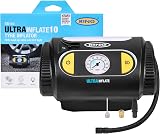 RING ULTRAINFLATE 10 Analogue Tyre Inflator with Wind-Up Power Cable