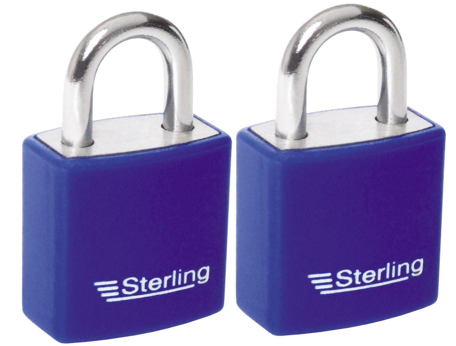 Sterling APL APL442P 2 x 40mm Burg Wachter Padlocks, Red Blue, 40mm, Set of 2 Pieces