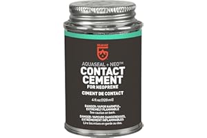 GEAR AID Aquaseal NEO Neoprene Contact Cement for Wetsuit, Wader, and Watersports Gear Repair – Fast-Drying, Waterproof, Flexible Adhesive