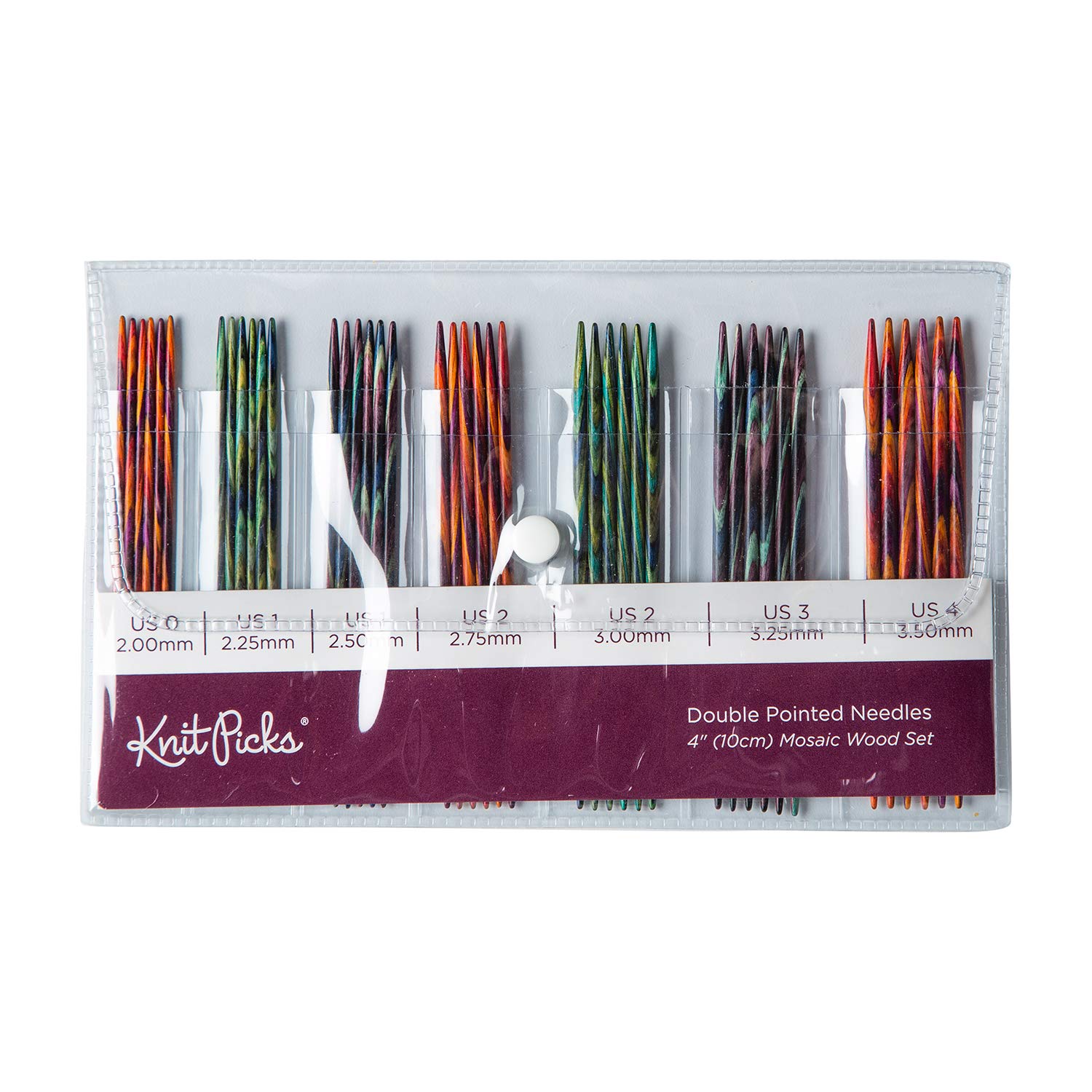 Knit Picks Double Pointed Wood Knitting Needle Set (Mosaic 4