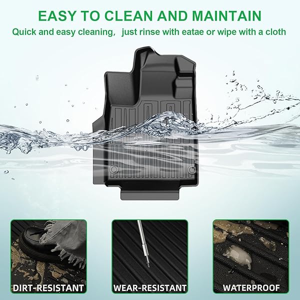 ORIGINAL 2022-2026 MDX FLOOR MATS & CARGO LINER & BACKREST MAT FULL SETS FOR ACURA MDX – CUSTOM FIT TPE FLOOR LINERS & CARGO MAT & BACKREST MAT – ALL WEATHER ODORLESS CAR MATS FOR MDX 2022-2025 2026