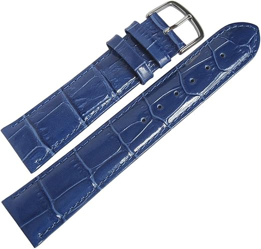 blue croc watch strap