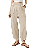 Xiaoxuemeng Womens Baggy Wide Leg Pants Casual