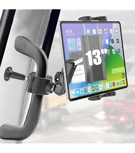EEEkit Tablet Mount For Truck, Car Holder For Dashboard & Windshield, IPad Holder Fit For 4.7"-12.9 Tablet & IPad