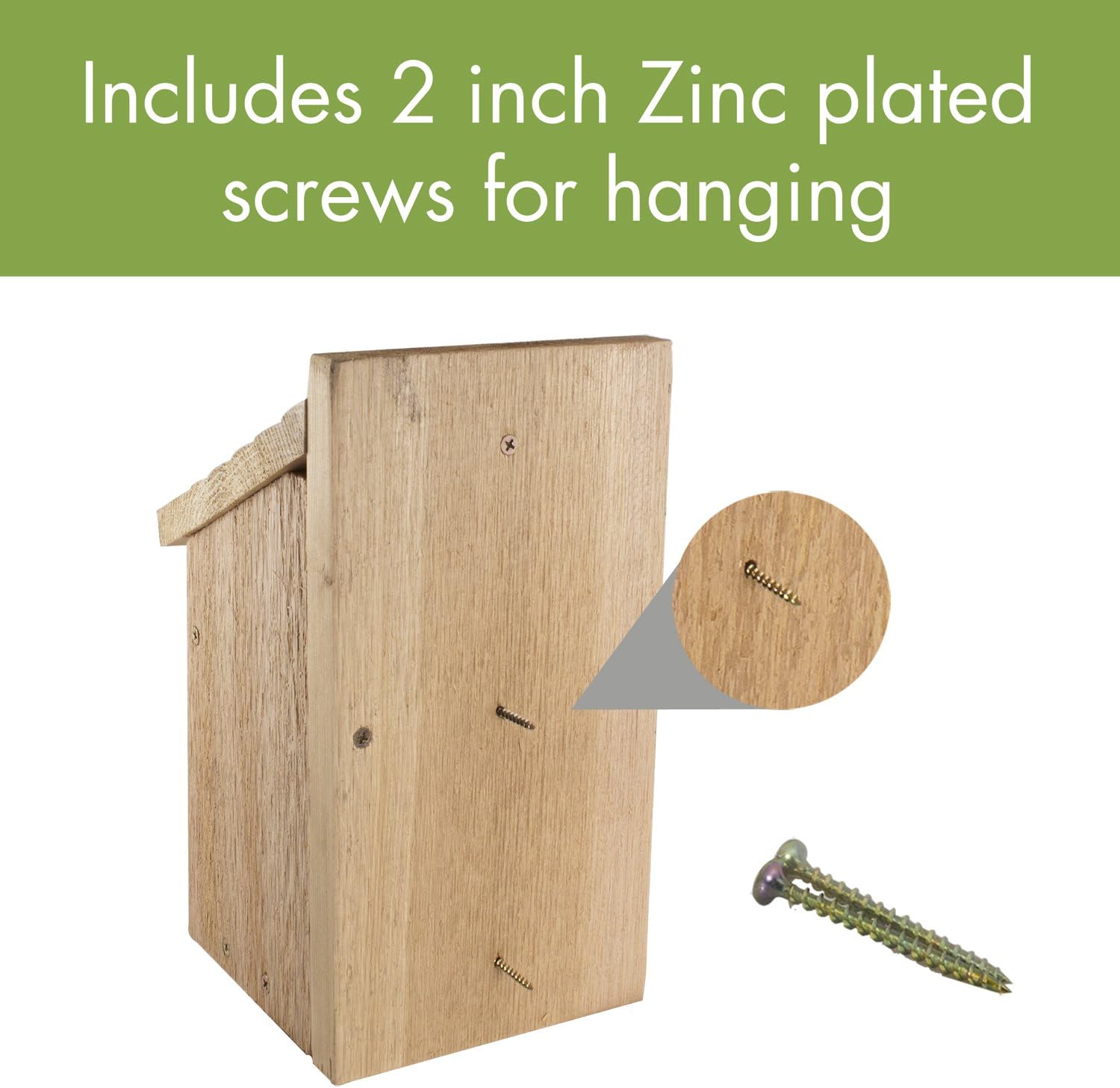Woodlink Wooden Bluebird House - Model BB1: Garden & Outdoor