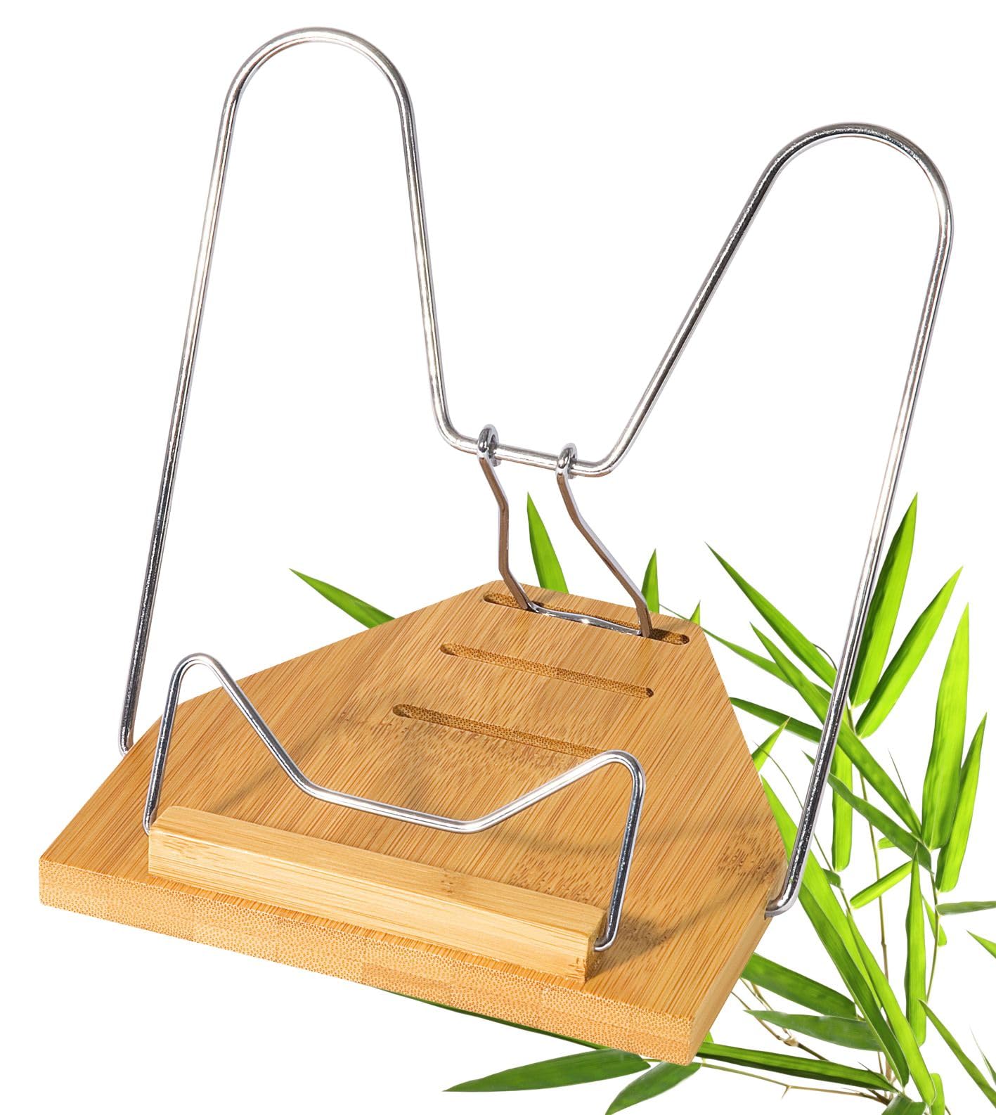 WEDO 211 407 Bamboo Book Stand - Brown