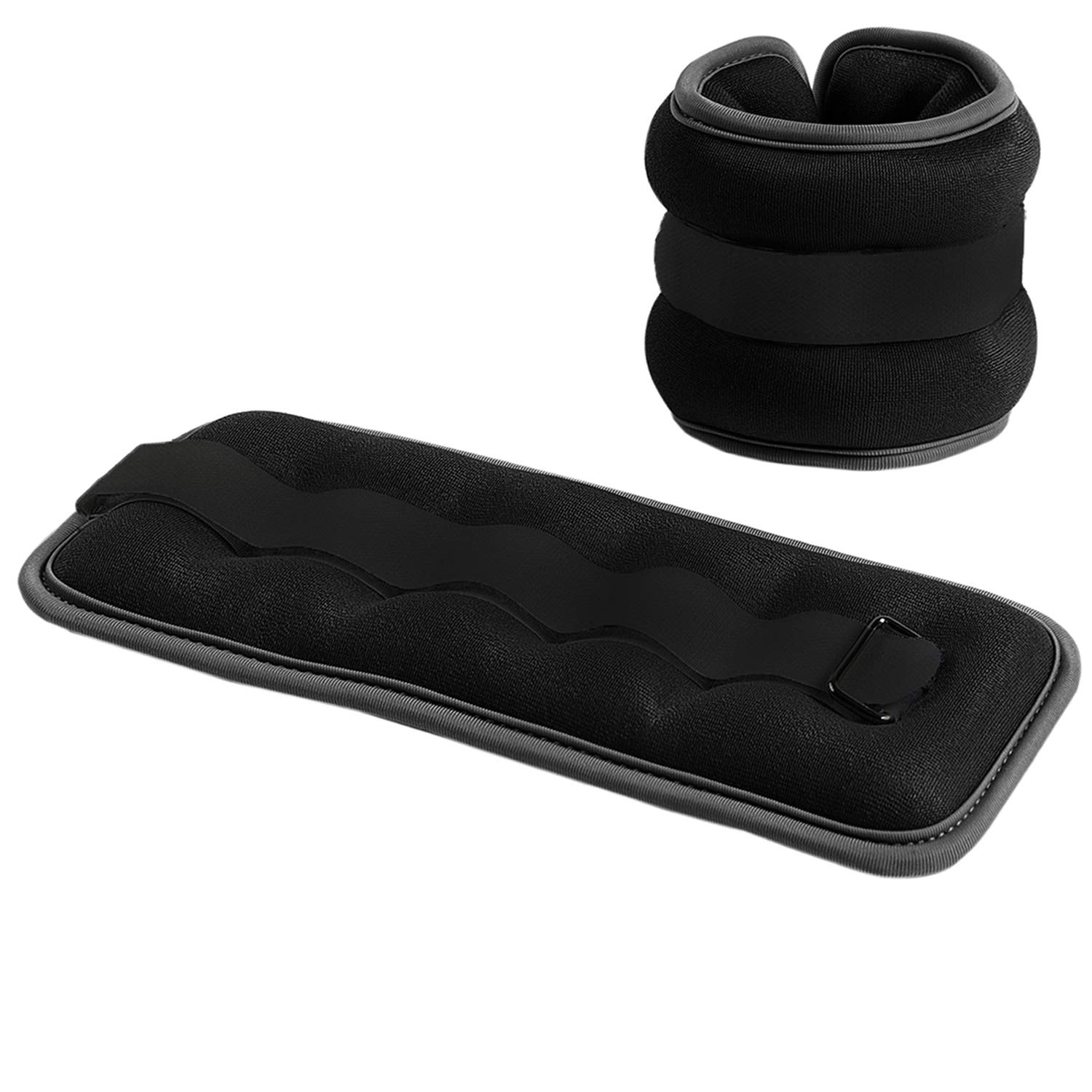 Vaupan Ankle/Wrist Weights, Small Leg Arm Hand Cuff Weights for Women Kids, Exercise Equipment with Adjustable Straps for Fitness Gym Dancing Walking Jogging Gymnastics Aerobics (1 Pair, 1lb 2lb)