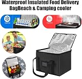 JOYVOX Large Food Delivery Bag Insulated Thermal Bag for Hot Cold Foods view 5
