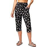Viodia Women's Swim Capris Pants 18'' Modest Bathing Suit Bottoms Quick Dry Swimsuits Long Board Shorts with Pockets
