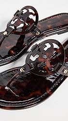 Tory Burch Women's Miller Sandals, Tortoise