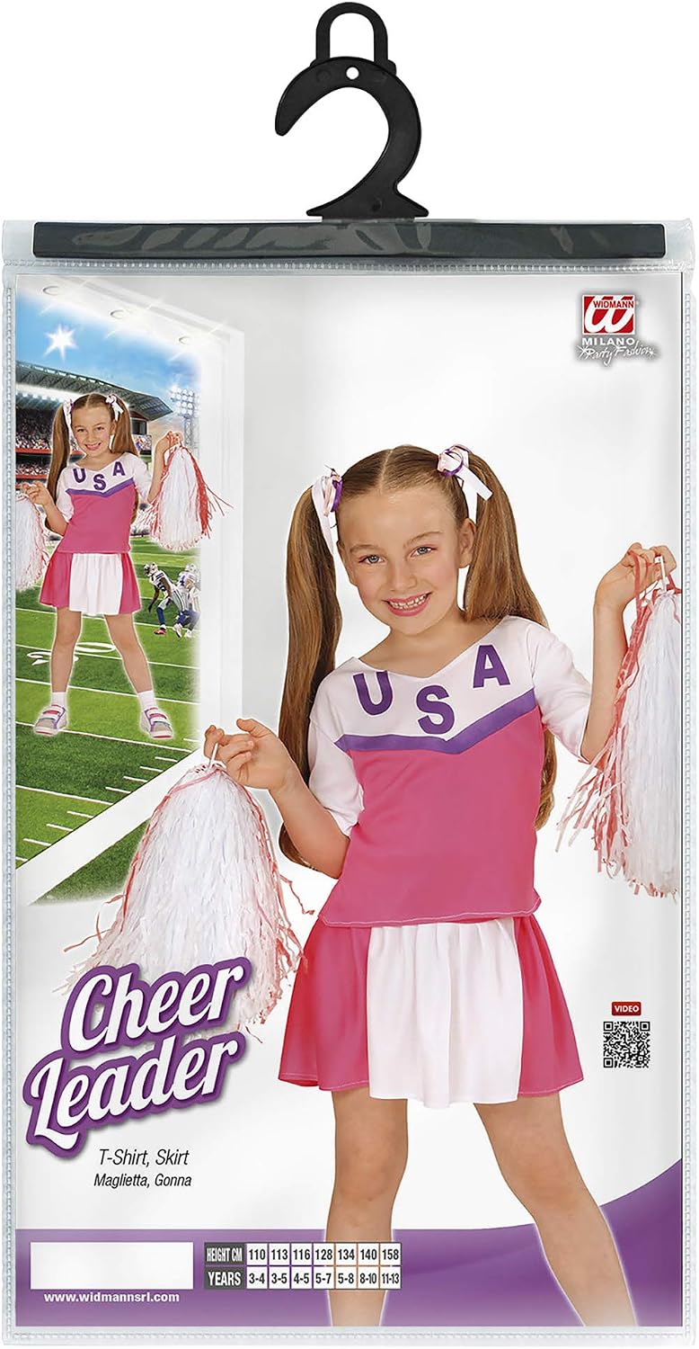 "CHEERLEADER" (T-shirt, skirt) - (128 cm / 5-7 Years), Pink - Image 3