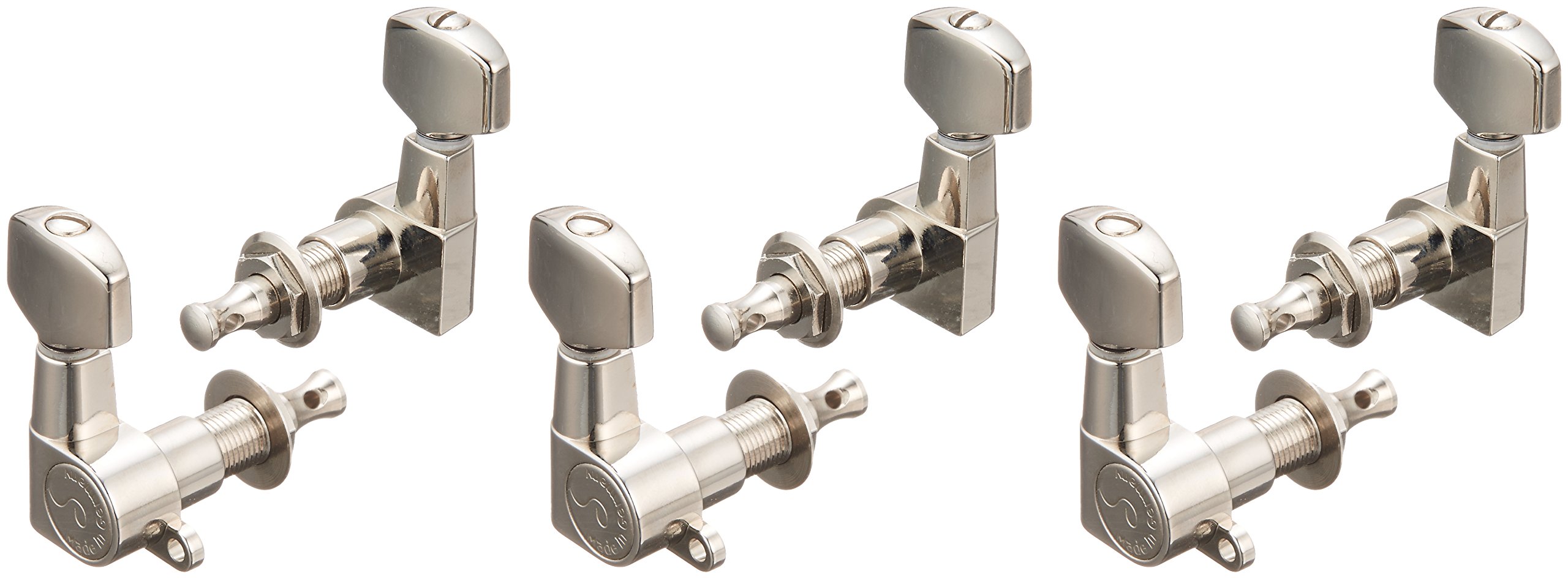 Schaller M6 Mini 6l SMB SP Machine Head Set, nickel