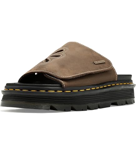 Amazon.com | Dr. Martens Unisex Zebzag Slide, Savannah Tan Eh