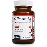 Metagenics AdvaClear - Daily Detox Support with B Vitamins, Zinc & Pantothenic Acid - Supports Liver & Immune Health* - Non-GMO, Gluten-Free, Vegan - GMP Certified Facility - 42 Capsules