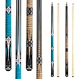 HomeSeason Pool Cue Stick 57" Billiard Cue Sticks Professional Low Deflection Pool Sticks