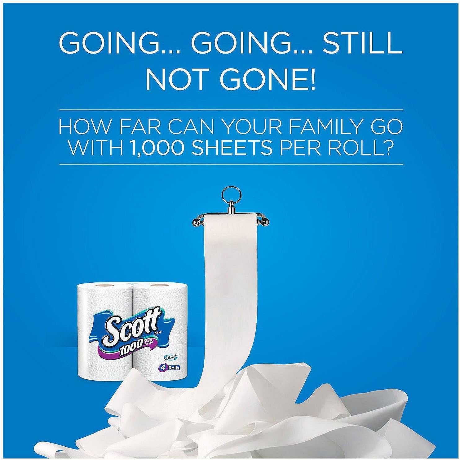 Amazon Com Scott 1000 Limited Edition Bath Tissue 1 000 Sheets 45 Rolls 45 Count Pack Of 1 Health Personal Care