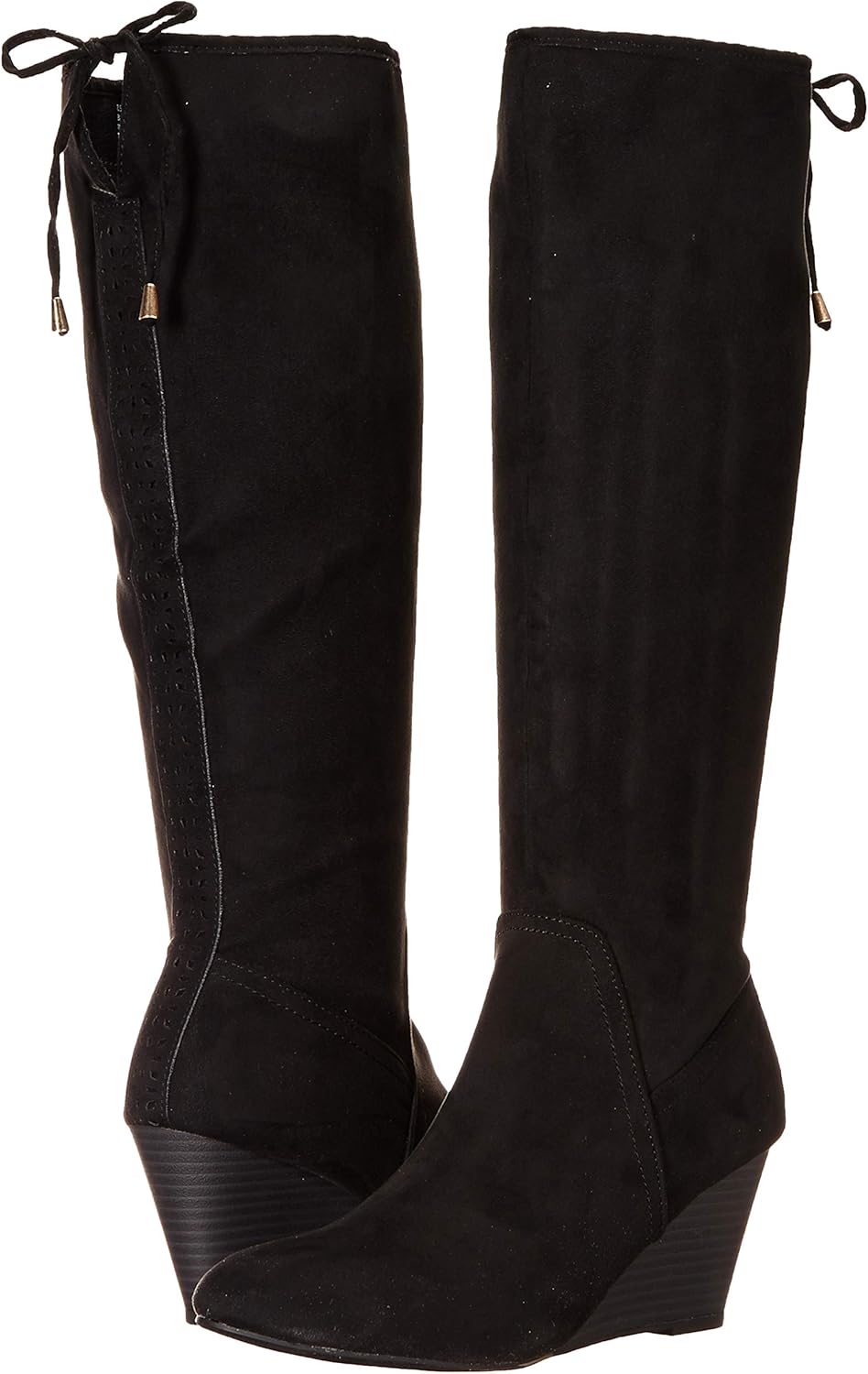 xoxo burkey wedge boot